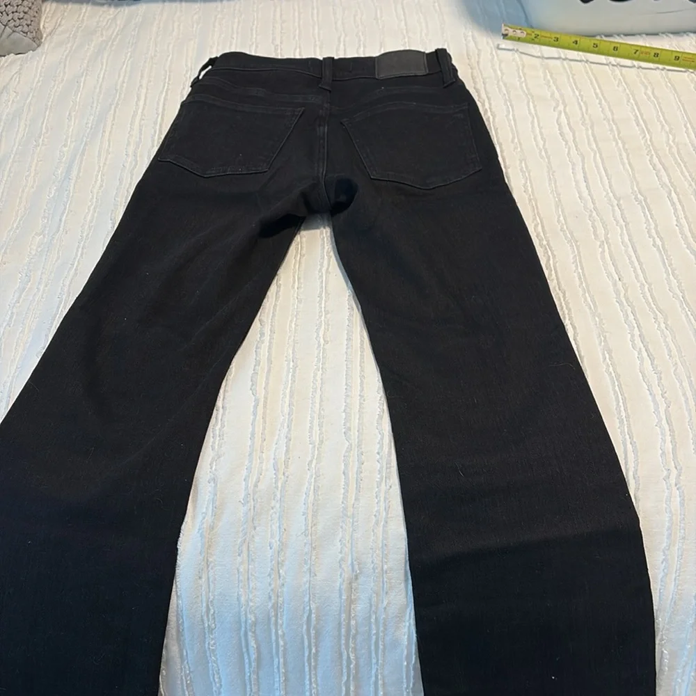 EUC Madewell Gray Kick Out Flare - size 2 (25) - Picture 7 of 10